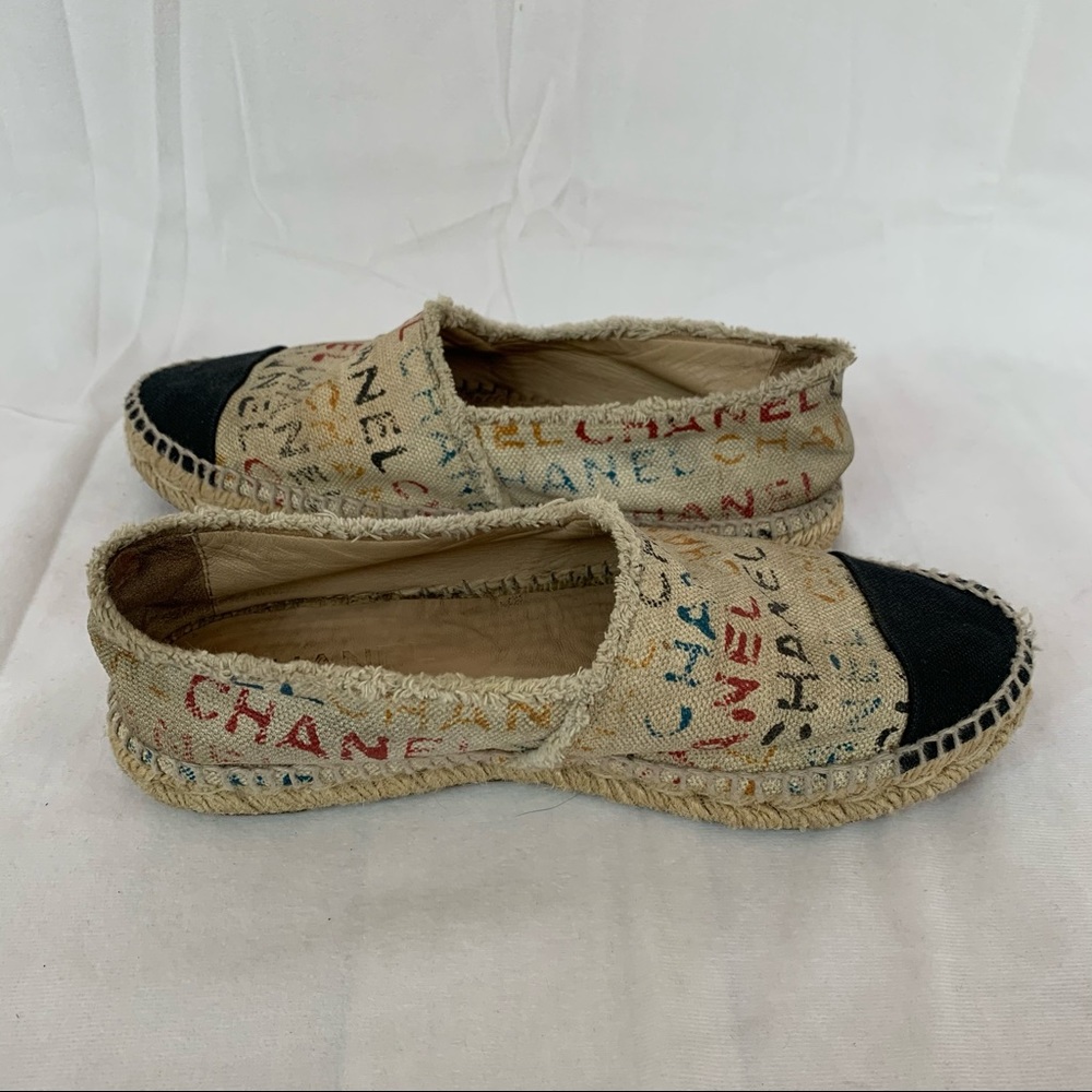 Chanel Graffiti Espadrilles - Picture 3 of 10